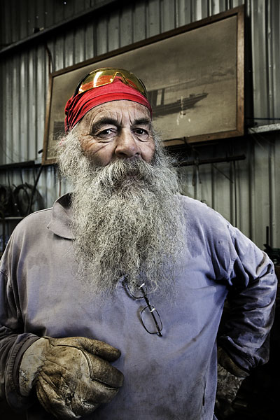 Terry in Workshop